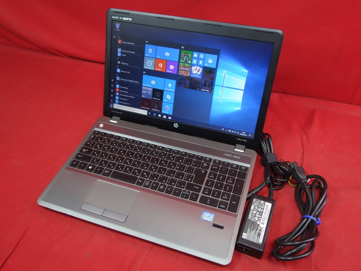 HP 【Core i3-3120M】 HP ProBook 4540s ☆ Windows 10 Pro ☆ メモリ 