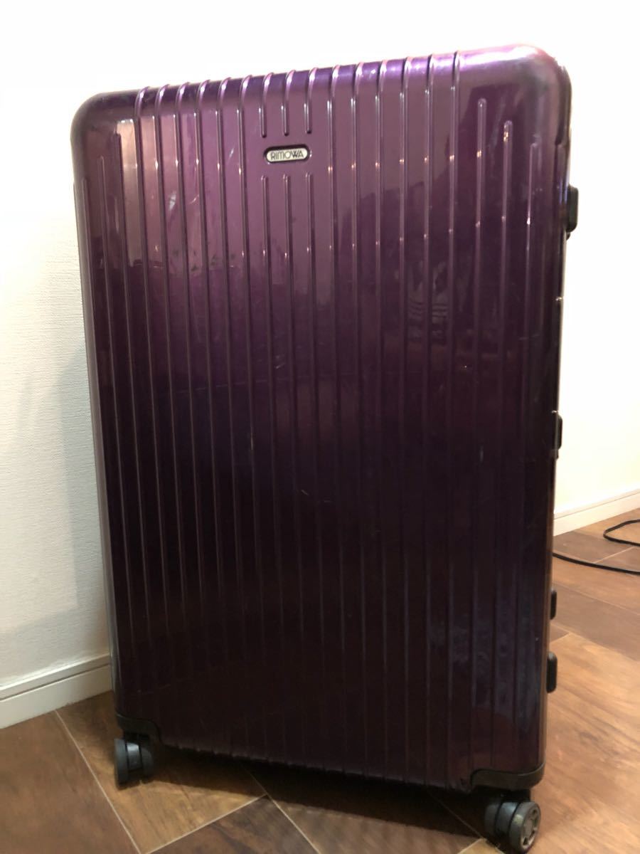 【新作登場，新作】 ジャンク扱い リモワRIMOWA サルサエアー 105L パープル 軽量 3.6kg(リモワ)｜売買されたオークション情報、yahooの商品情報をアーカイブ公開 - オークファン リモワ