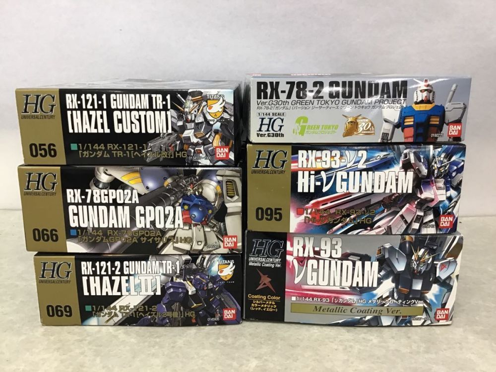 HG 1/144 RX-78-2 ガンダム Ver. G30th GREEN TOKYO ガンダムプロジェクト ガンダムTR-1 ヘイズル改 他
