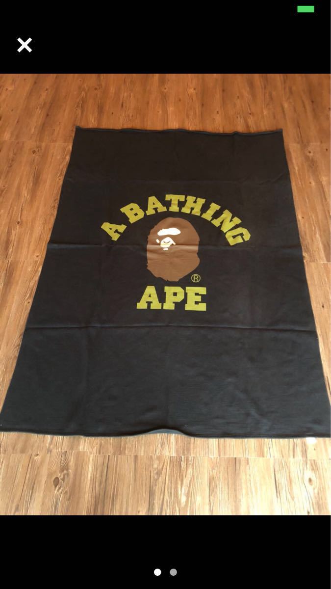 A BATHING APE 大判ブランケット　ラグマット　タペストリー A BATHING APE 大判ブランケット ラグマット タペストリー 【公式通販】