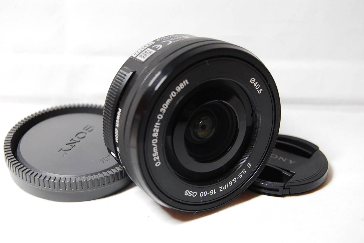 SONY ソニー E PZ 16-50mm F3.5-5.6 OSS SELP1650 ブラック パンケーキレンズ