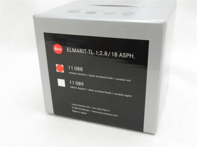 【じゃんぱら新宿2号店】 Leica エルマリートTL 18mm F2.8 ASPH. [ブラック] 未使用