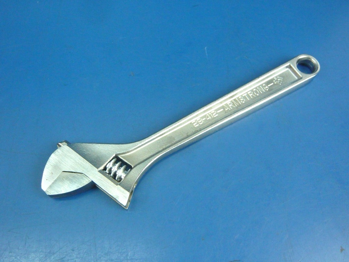 【米軍放出品】ARMSTRONG モンキーレンチ モンキースパナ 305mm ☆DJ18X-M_1