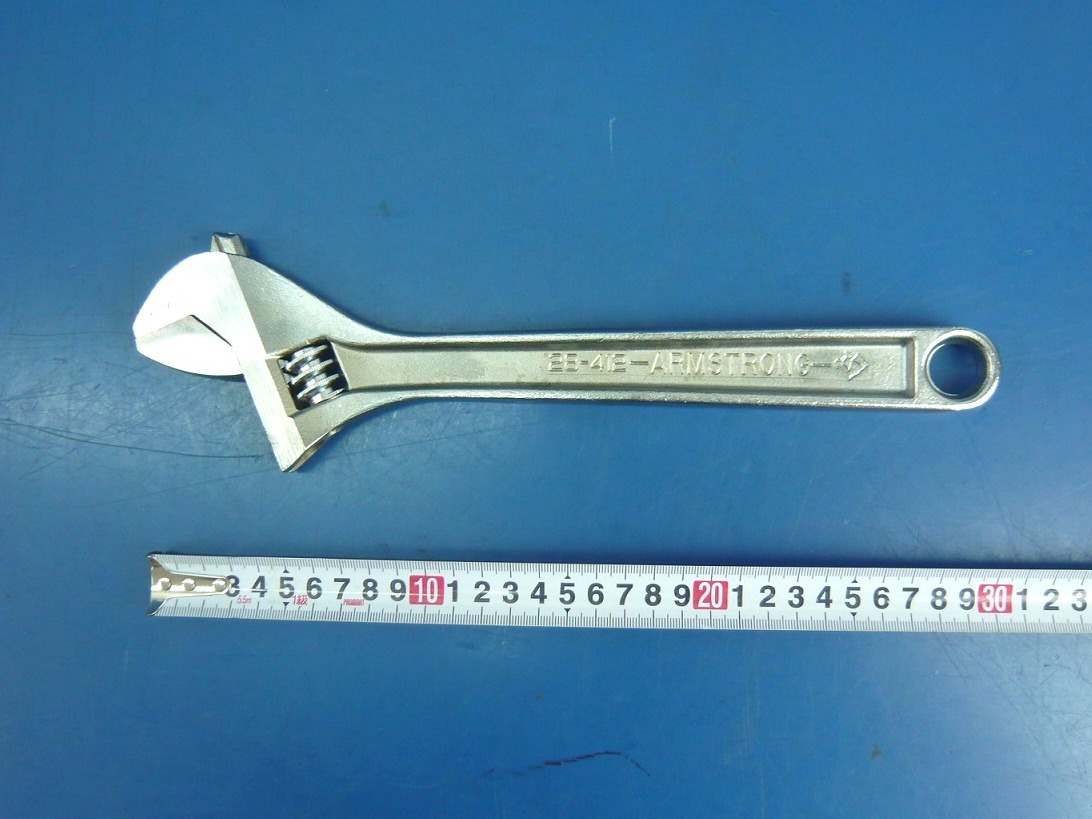 【米軍放出品】ARMSTRONG モンキーレンチ モンキースパナ 305mm ☆DJ18X-M_2