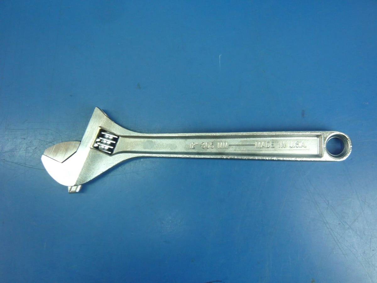 【米軍放出品】ARMSTRONG モンキーレンチ モンキースパナ 305mm ☆DJ18X-M_3
