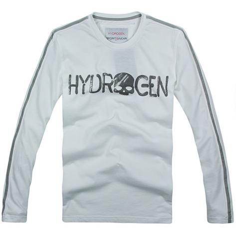 お得，新作 新入荷 正規品 16CT-7482WH ハイドロゲン HYDROGEN メンズ 長袖Tシャツ クルーネック L(長袖Tシャツ（クルーネック）)｜売買されたオークション情報、yahooの商品情報をアーカイブ公開 - オークファ 男性用