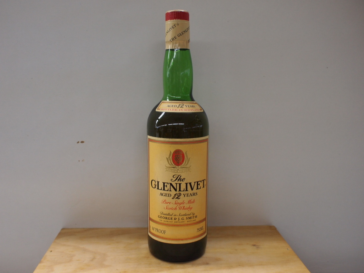 古酒【未開栓】THE GLENLIVET/グレンリベット12年 750ml 43％ スコッチ