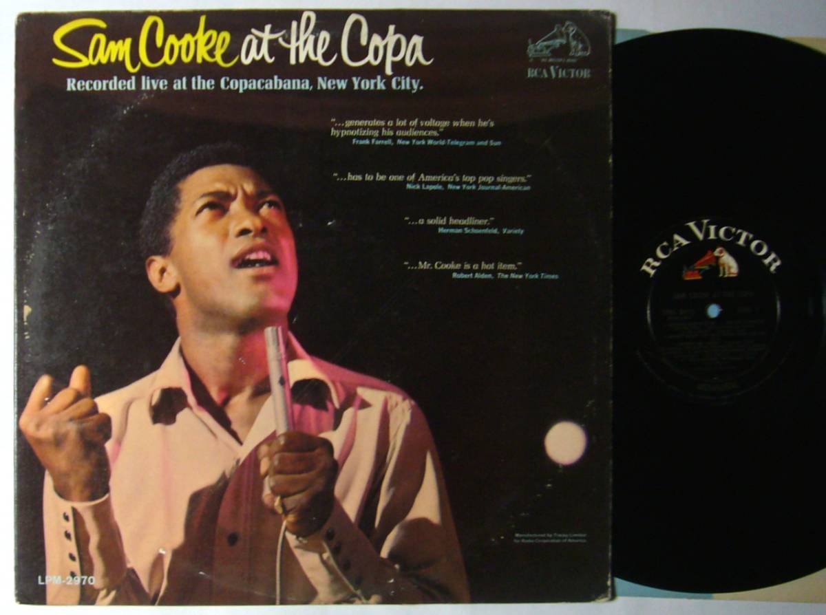☆US ORIG MONO LP☆SAM COOKE&frasl;At The Copa 1964年 初回深溝黒