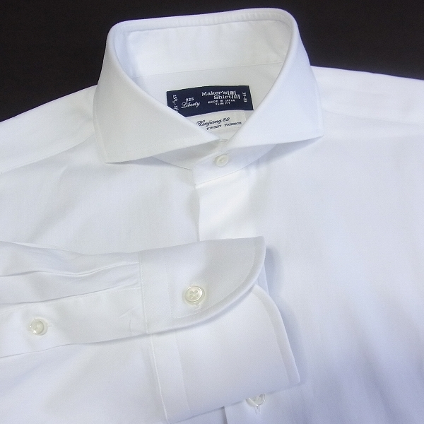 人気定番，爆買い 鎌倉シャツ 225 Liberty 39-83 フルワイド 白 ホワイト 80番手 ブロードクロス/B マンハッタンスリム(Mサイズ)｜売買されたオークション情報、yahooの商品情報をアーカイブ公開 - オークファン ドレスシャツ、ワイシャツ