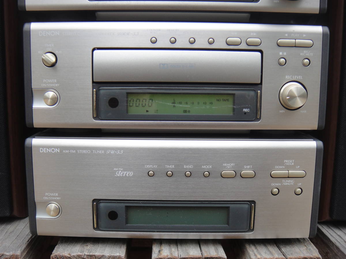 DENON デノン CD/MD/カセット/チューナー ジャンク