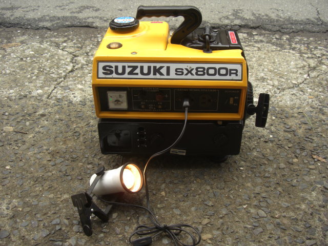 SUZUKI スズキ 携帯発電機 SX800R 中古 エンジン発電機 SUZUKI スズキ