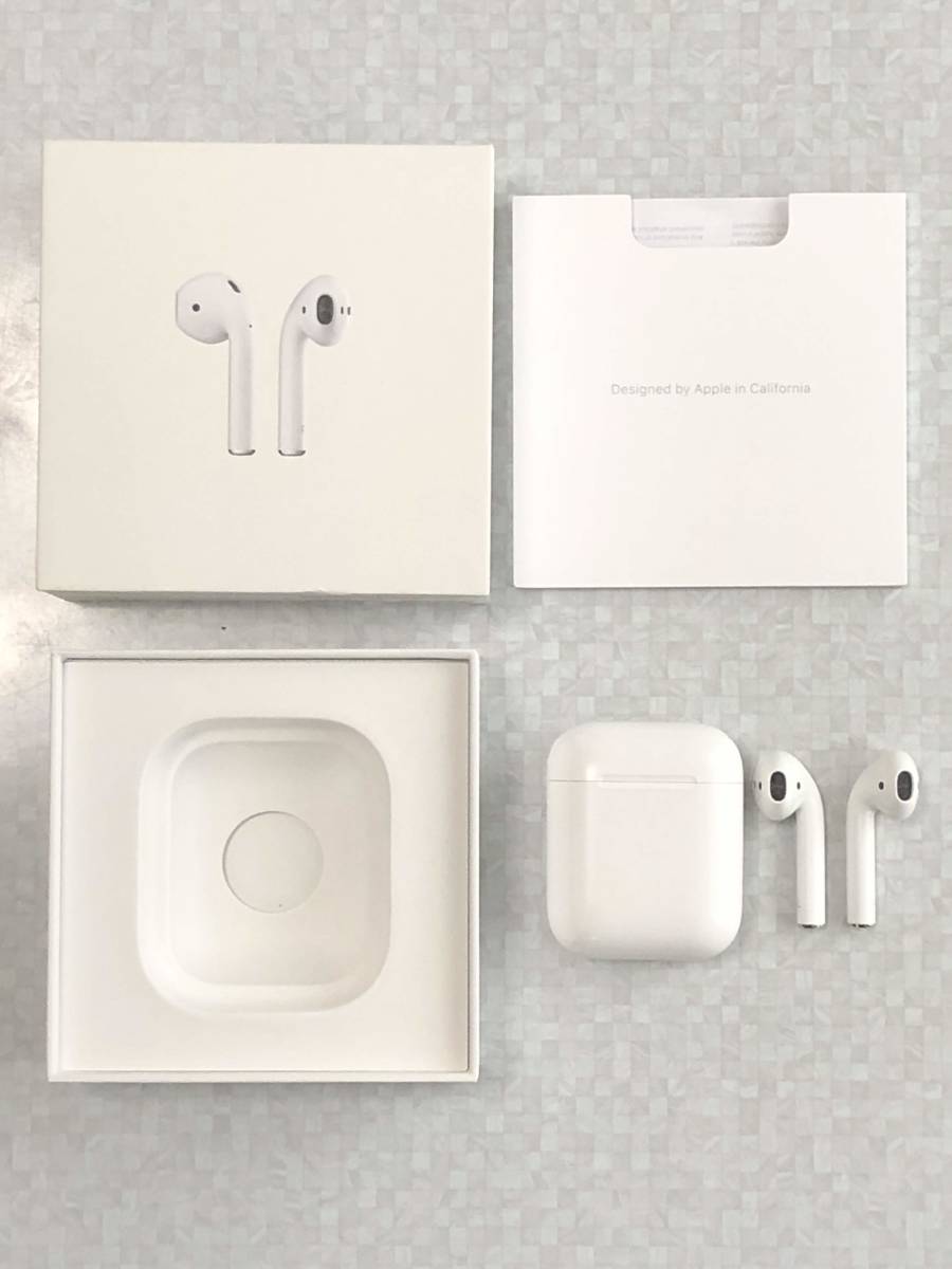 Apple AirPods ワイヤレスイヤホン MMEF2J/A A1523 A1722 A1602アップル エア－ポッズ(その他)｜売買されたオークション情報、yahooの商品情報をアーカイブ公開 - オークファン その他