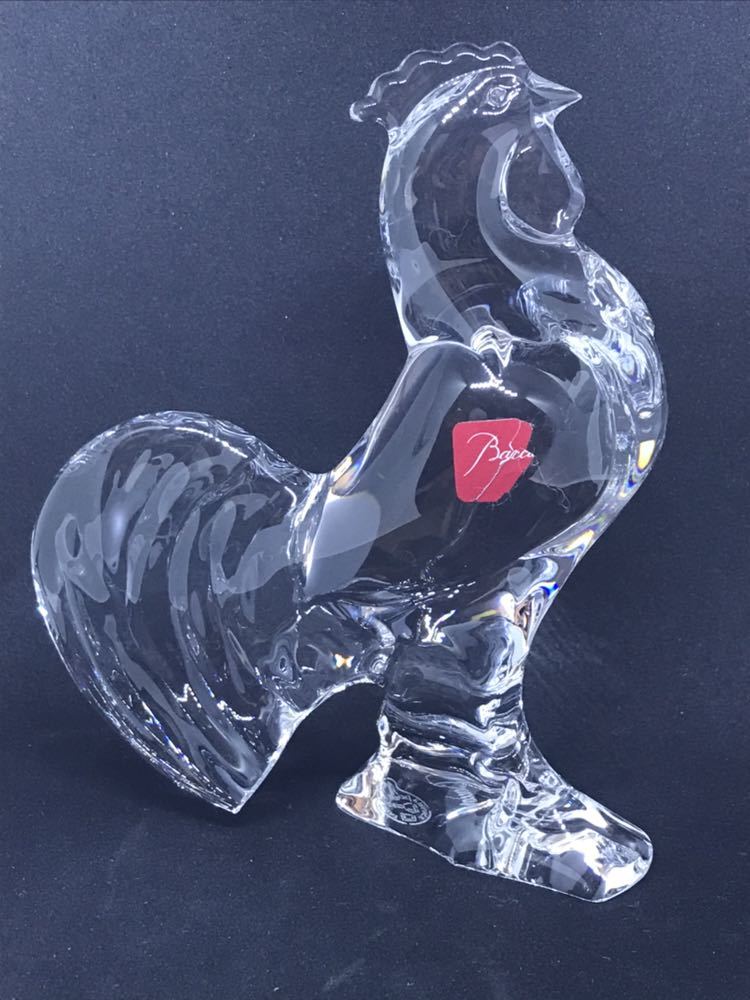 極上美品】Baccarat バカラ / 酉 鳥 ニワトリ / 干支 十二支