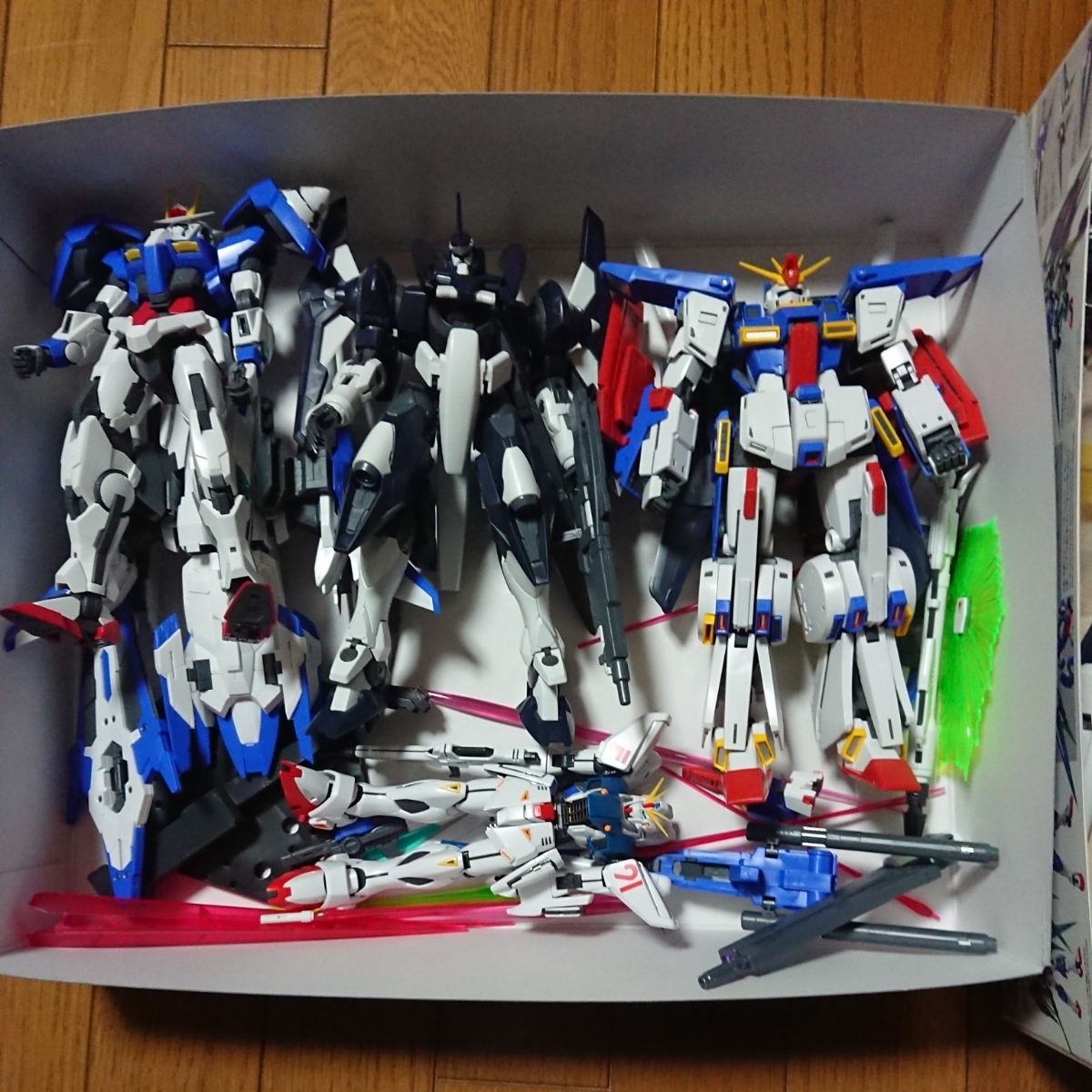 MG ガンプラ MG4種 ZZ ザンライザー アドヴァンスドGN-X F91 1 MG ガンプラ MG4種 ZZ ザンライザー アドヴァンスドGN-X F91 1