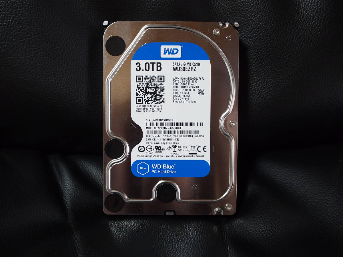 3TB WD Digital Western 3.5 Red 3.5インチ Hard HDD SATA NAS Drive 