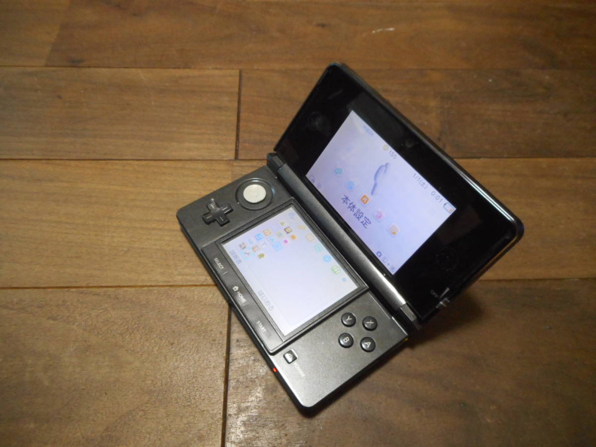 【人気セール，100%新品】 ② 完動品液晶無傷 3DS本体コスモブラックVer11.0.0-24J 動作良品1円スタート(ニンテンドー3DS本体)｜売買されたオークション情報、yahooの商品情報をアーカイブ公開 - オークファン ニンテンドー3DS本体