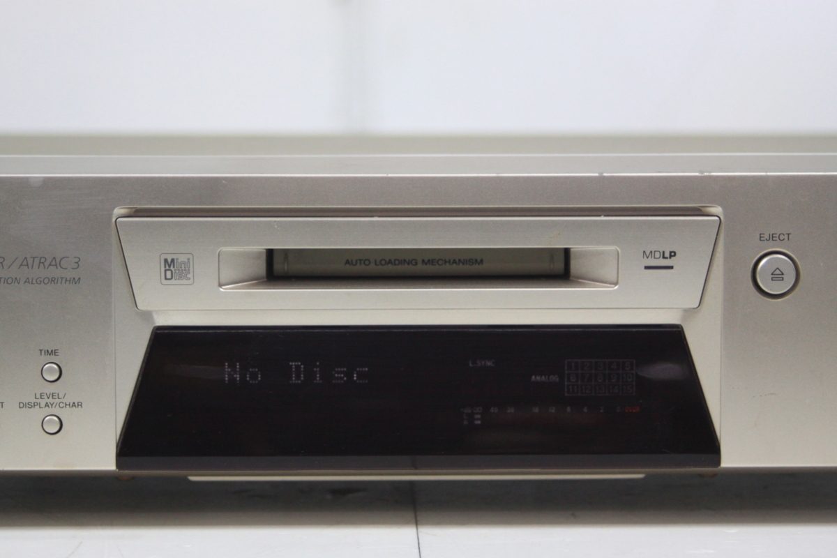 SONY ソニー ミニディスクデッキ MDS-JE640 リモコン 取扱説明書 SONY