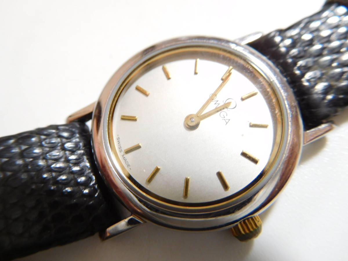 1円～ジャンク品 オメガ デビル クォーツ(M-ヒ34)