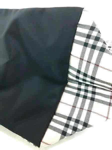 【美品】バーバリーブルーレーベル ハンドバック ナイロン レザー 黒 チェック バーバリーブルーレーベル Burberry Blue Label バッグ ハンドバッグ