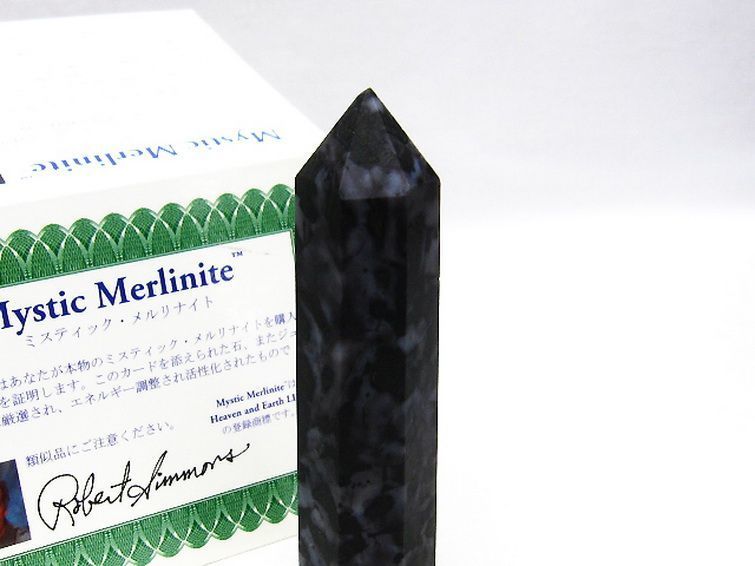 証明書付 ミスティック メルリナイト アゾゼオ 六角柱 誠安◇H&E社 証明書付 ミスティック メルリナイト アゾゼオ 六角柱