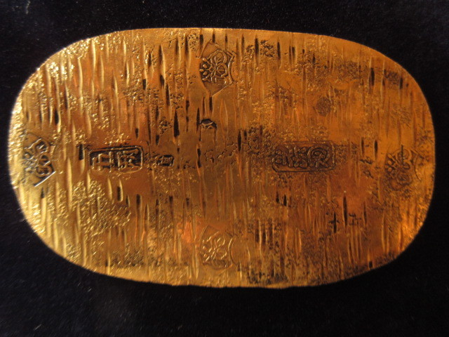 小判 古銭 五両判金 大判 天保 五両判金 重さ30,45g