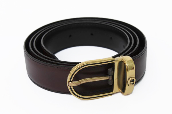 未使用 Etienne Aigner アイグナー メンズ レザー ベルト ボルドー AIGNER アイグナー - バッグ アイグナー／AIGNER ブランディア