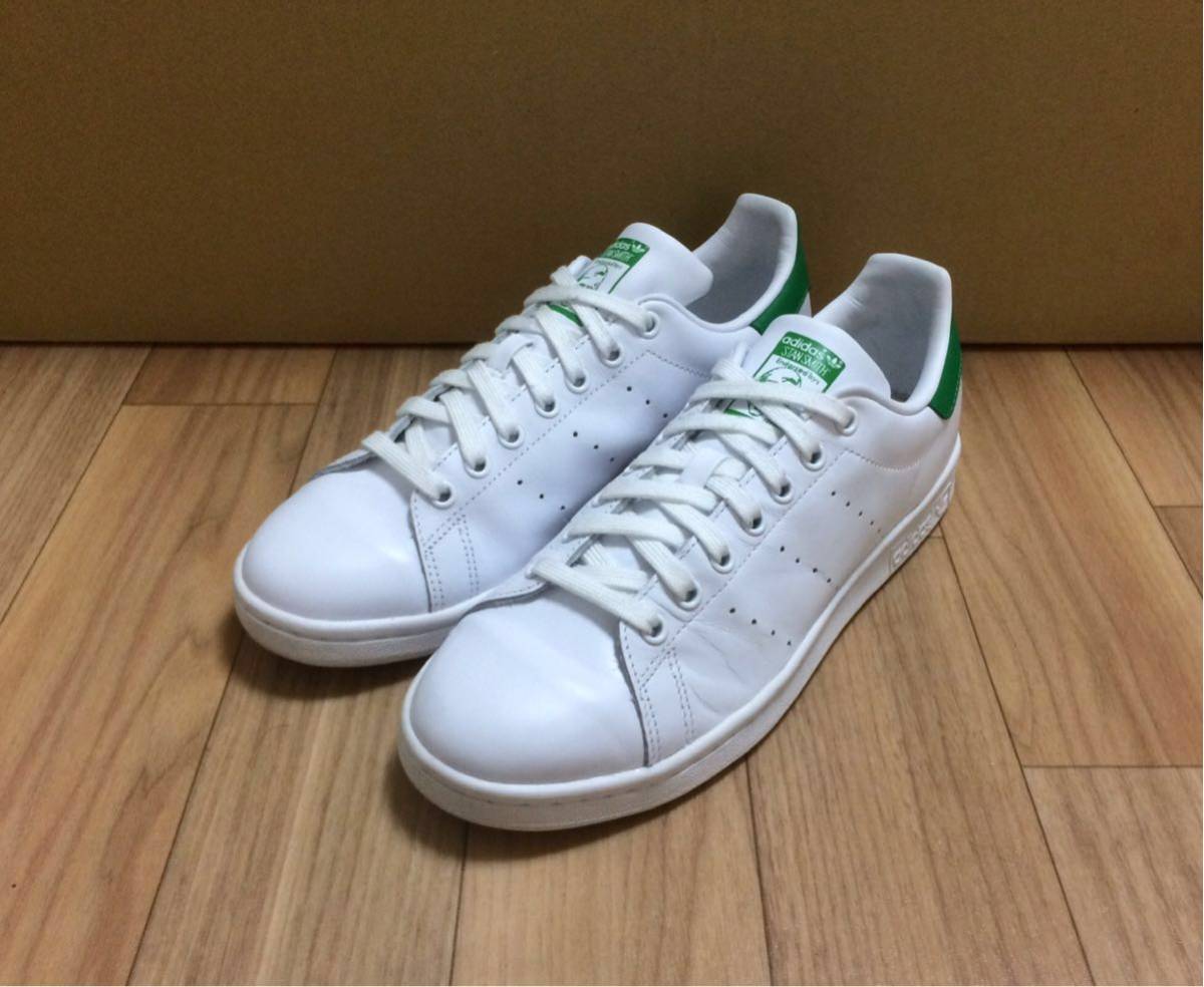 新作登場，大得価 adidas ORIGINALS STAN SMITH US8 26cm アディダス オリジナルス スタンスミス 白 x 緑 ホワイト x グリーン 26.0cm(26.0cm)｜売買されたオークション情報、yahooの商品情報をアーカイブ公開 - オークファン 26.0cm
