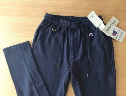 即決★1.3万★ネイビー L 別注 nano・universe × Champion &frasl; RW 裏毛 スウェット パンツ ナノユニバース チャンピオン  リバースウィーブ