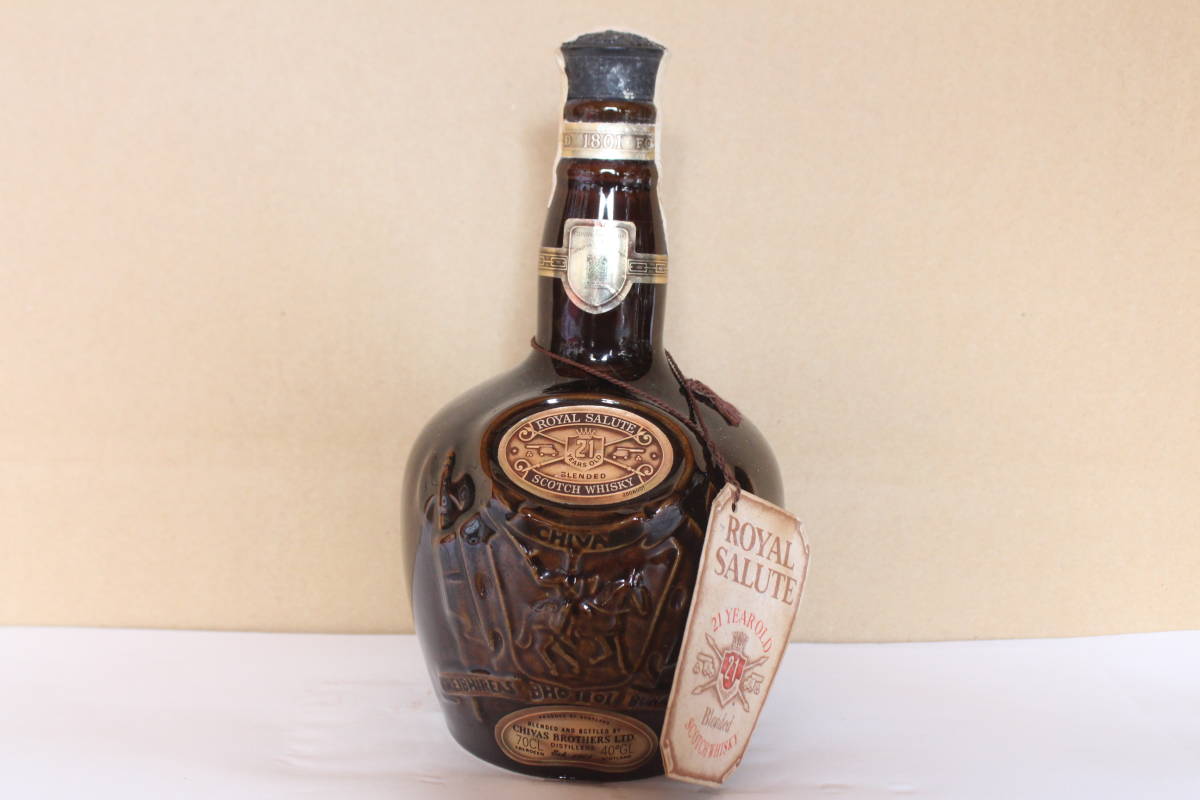 ★未開栓　ロイヤルサルート 21年 シーバス ロイヤルサルート 21年 SALUTE ROYAL 未開栓 CHIVAS スコッチ