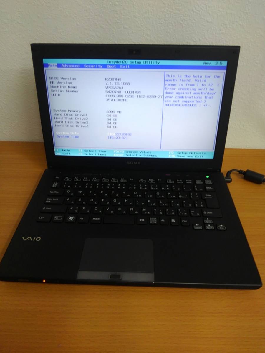 SONY VAIO VPCAP ノートPC Core i7 2620M