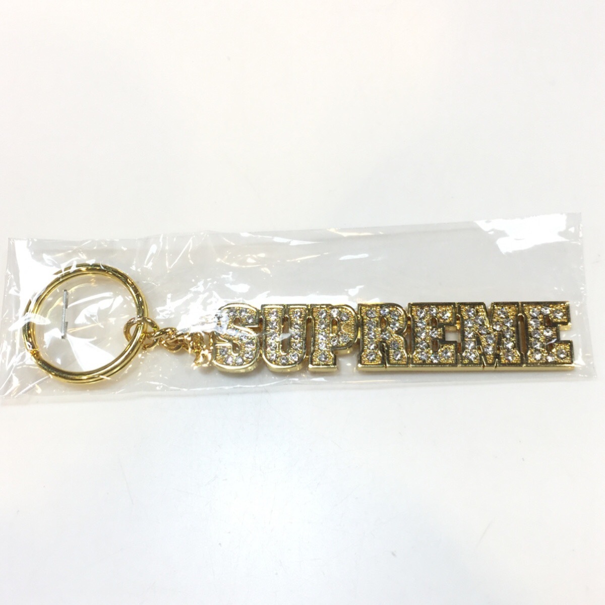 supreme block logo keychain gold ネックレス仕様 Supreme