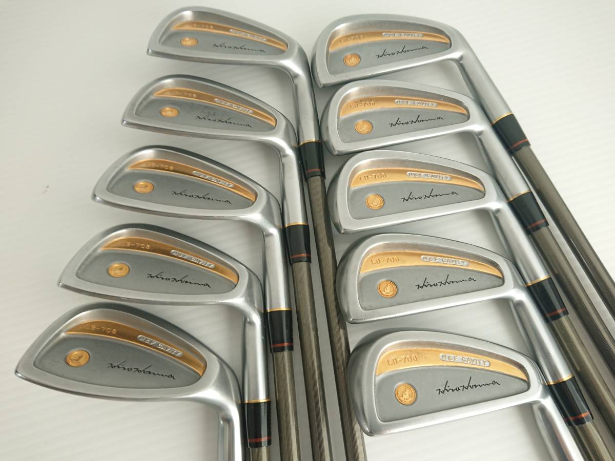 最高級 名器 ホンマ 金モグラ 4星 4S GP LB-708 アイアン 8本 -