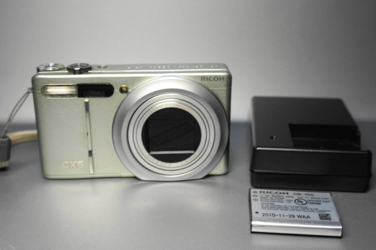 リコー RICOH CX5 銀 リコー カメラ、光学機器 【公式通販】