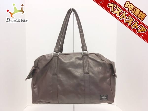 美品PORTERポーターLINK TOTE BAGオールレザーA4トートバッグ PORTER