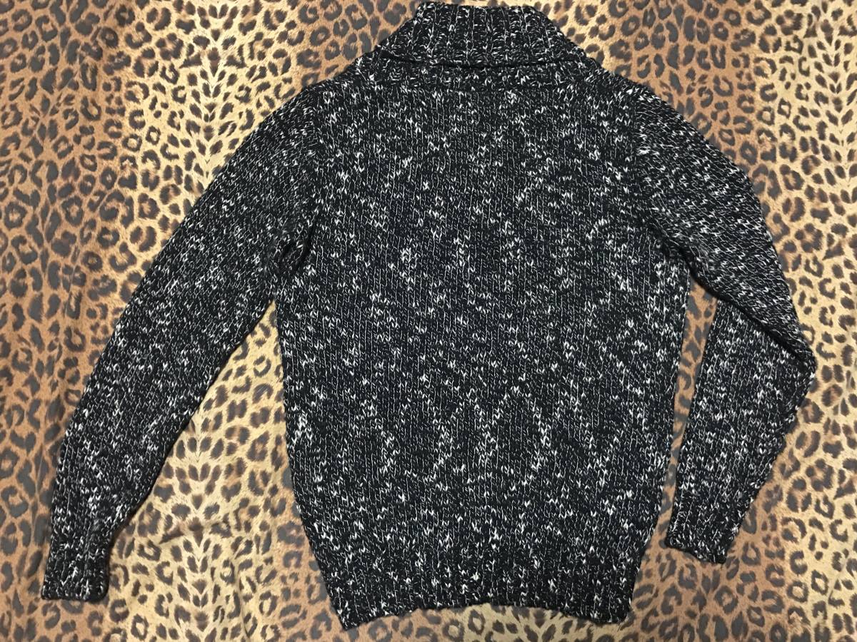 限定SALE，100%新品 至宝 フランス vintage UNION MADE ビクーナ カシミヤ 霜降 セーター / 20s vicuna ヘリテージ 黒霜 ゴマ ニット 襟付 もの凄い質感(Lサイズ)｜売買されたオークション情報、yahooの商品情報をアーカイ Lサイズ