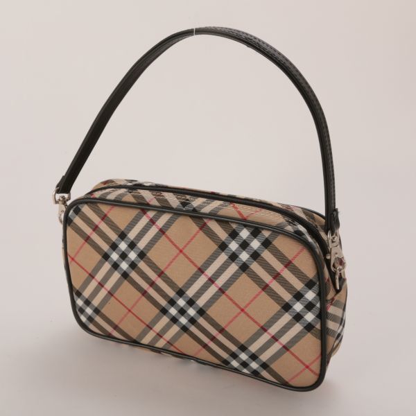 ☆極美品ノバチェック バーバリーブルーレーベル BURBERRY ミニバッグ