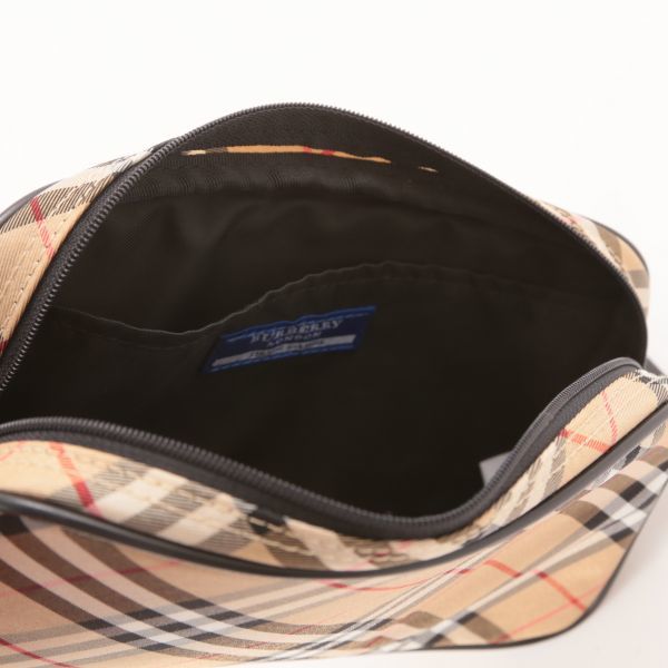 ☆極美品ノバチェック バーバリーブルーレーベル BURBERRY ミニバッグ