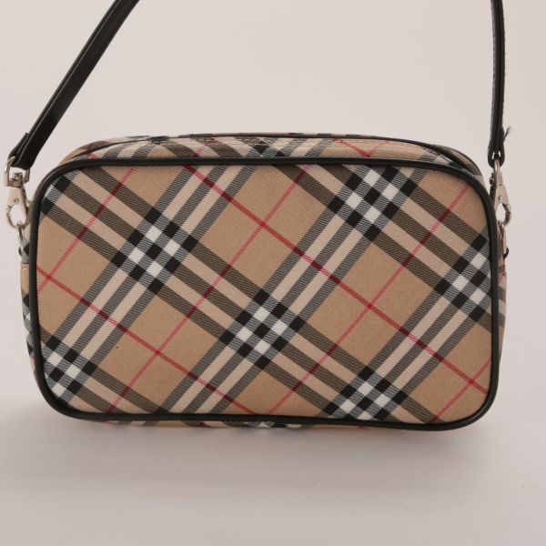 ☆極美品ノバチェック バーバリーブルーレーベル BURBERRY ミニバッグ