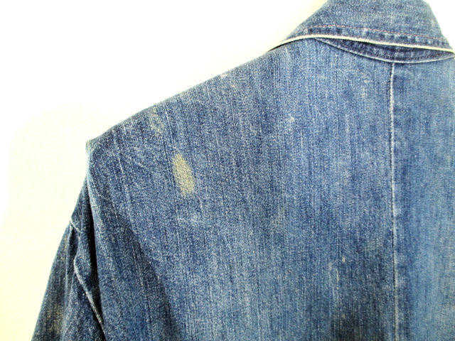 雰囲気◎ 70s ビンテージ デニム・オールインワン TALONジップ セルビッチ付き つなぎ ジャンプスーツ