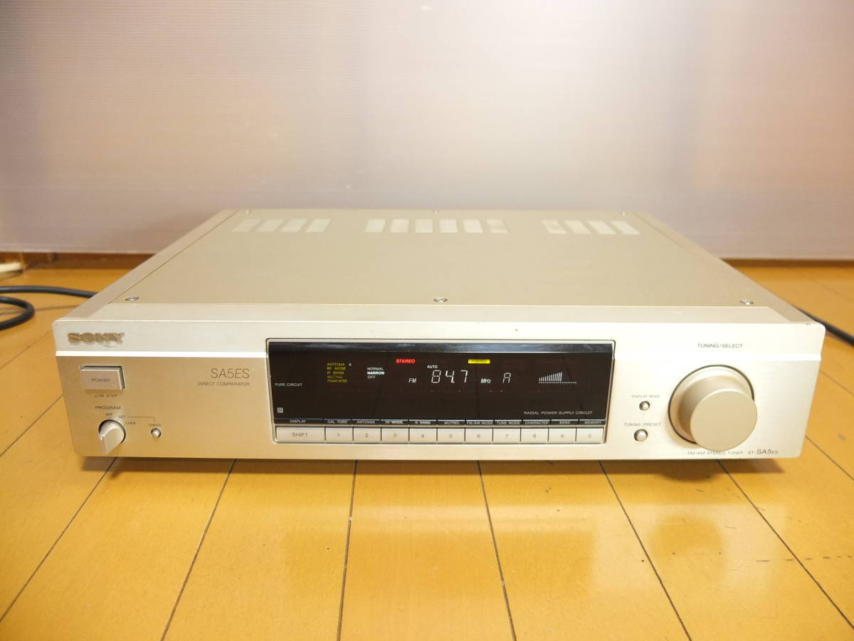ジャンク》SONY/ソニー ST-SA5ES AM/FMチューナー JJエレクトリック
