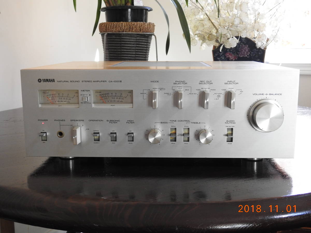 ☆YAMAHA プリメインアンプCA－1000III 動作品 メンテナンス済
