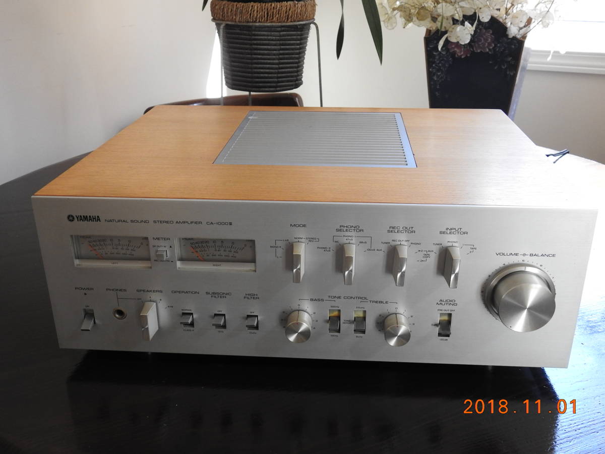 ☆YAMAHA プリメインアンプCA－1000III 動作品 メンテナンス済