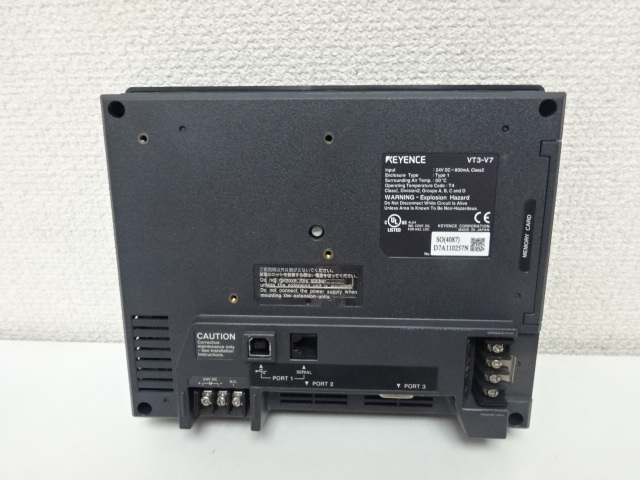 KEYENCE/キーエンス 5型 7型 VGA TFTカラー タッチパネル VT3-V7