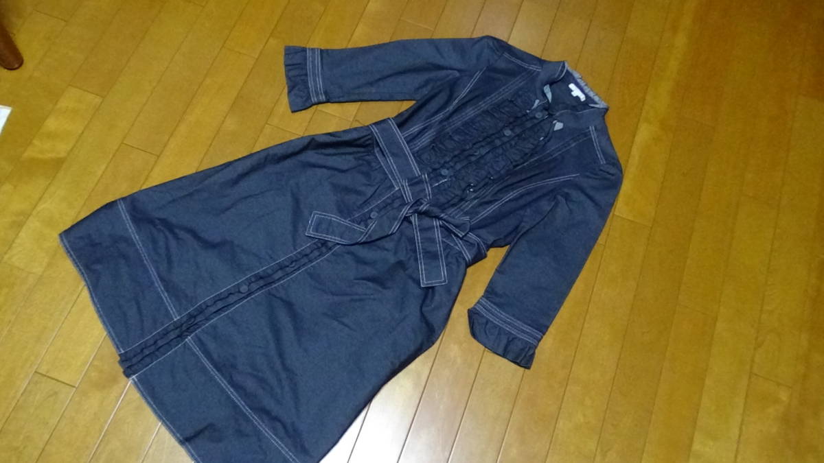 TO BE CHIC 40☆フリル ワンピース 11 L 9 38 M レディース TOBECHIC