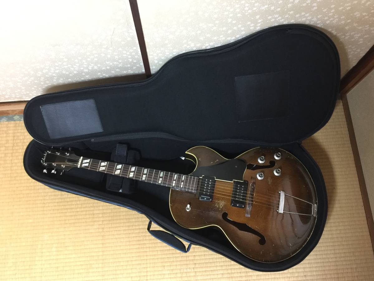 Chaki P-2 1967年製 エレアコ or エレキギター ケース付き 送料無料　