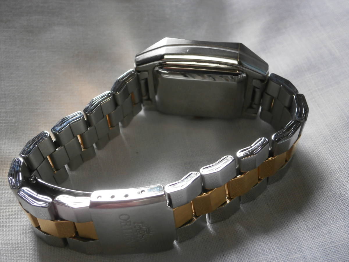 希少! 美品 オリエント スクエア 動作良好 自動巻（手巻つき）ORIENT 