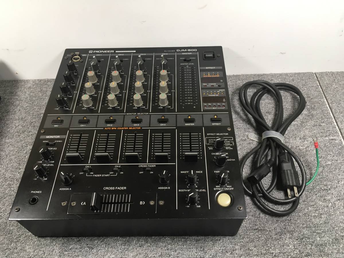 超激得，定番人気 pioneer DJM-500 DJミキサー(DJミキサー)｜売買されたオークション情報、yahooの商品情報をアーカイブ公開 - オークファン DJミキサー