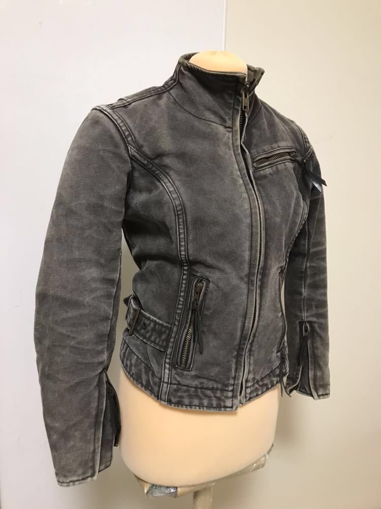 カドヤ バイク用レザージャケット レディース KL-S3 ブラック S 楽天