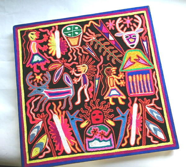 メキシコ ウイチョル族 huichol 人形 フォークアート ヴィンテージ メキシコ ウイチョル族 huichol 人形 フォークアート ヴィンテージ