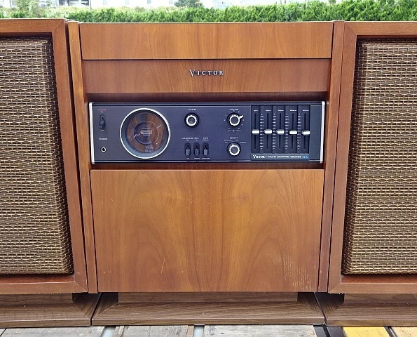 744▽VICTOR/ビクター ステレオ SSL-66D（SEA66D） ラジオOK